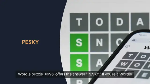 'Video thumbnail for Wordle Today: Here's The Answer And Hints For March 11'