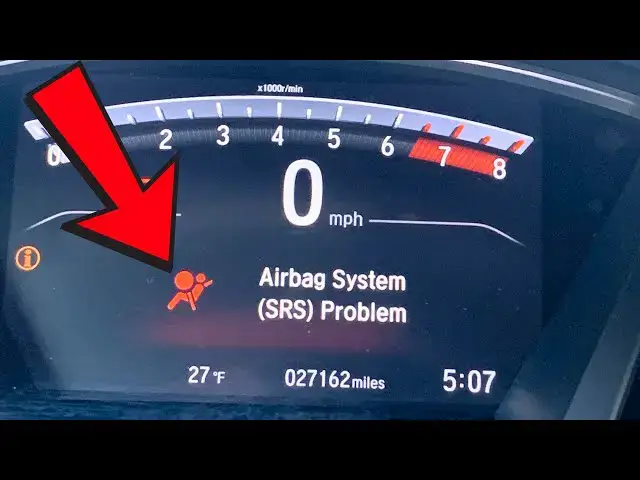'Video thumbnail for How to Reset SRS Airbag Light on Honda CR V'