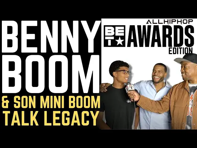 'Video thumbnail for #BennyBoom and Son Mini Boom Talk Legacy, Hip-Hop's 50th And With #bustarhymes & #fivioforeign'