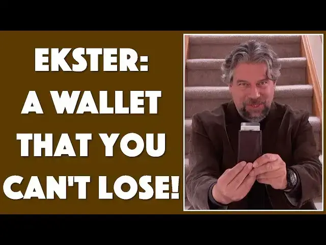'Video thumbnail for The Ekster Parliament Wallet with Tracker - REVIEWED'
