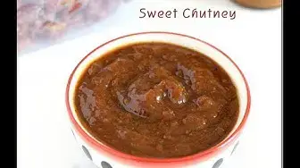 'Video thumbnail for Sweet Chutney recipe for chaats'