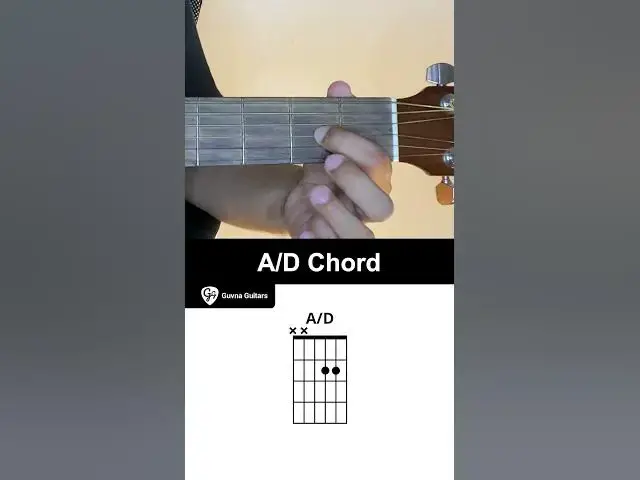 'Video thumbnail for How To Play The A/D Chord On Guitar - Guvna Guitars'