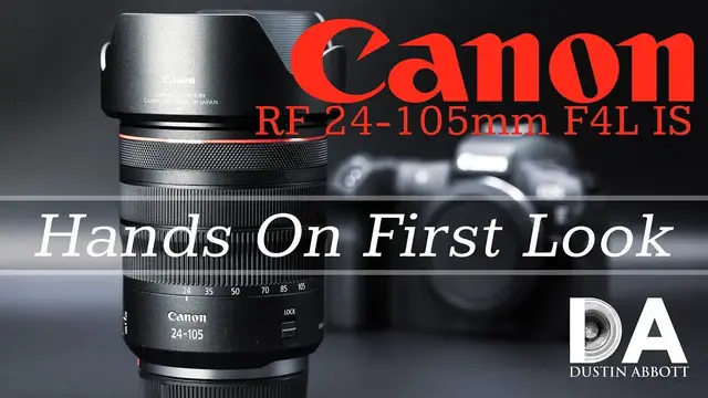 'Video thumbnail for Canon RF 24-105 F4L IS: Hands On First Look | 4K'