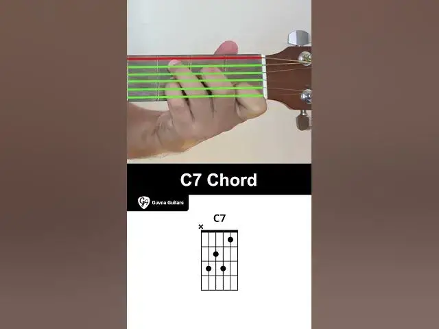 'Video thumbnail for How To Play The C7 Chord On Guitar - Guvna Guitars'