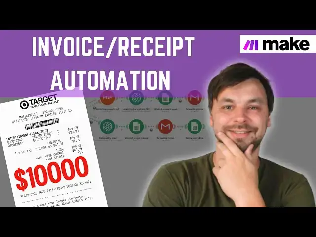 'Video thumbnail for Invoice & Receipt No-Code Automation Made Easy with Make.com (FREE TEMPLATES)'