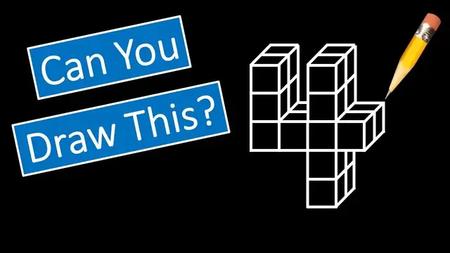 'Video thumbnail for How to Draw a 3D Number 4'