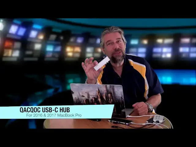 'Video thumbnail for The Slick QacQoc USB-C Hub for MacBook Pro -- REVIEWED!'