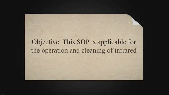 'Video thumbnail for SOP on the Operation and cleaning Infrared Thermometer'