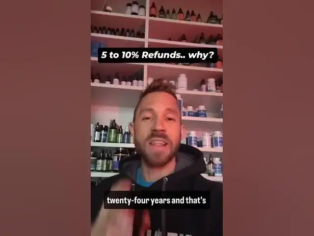 'Video thumbnail for Most Supplements Have a 5-10% Refund Rate'