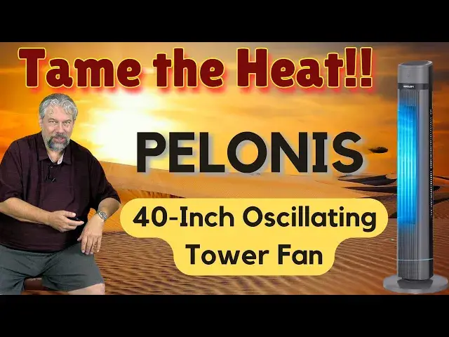 'Video thumbnail for Pelonis 40-Inch Oscillating Tower Fan -- REVIEW'