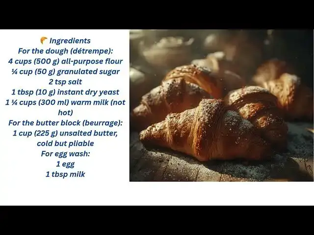 'Video thumbnail for How to make croissants'
