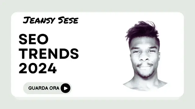 'Video thumbnail for Seo trends 2024: Strategie e Tendenze'