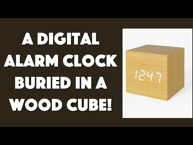 'Video thumbnail for The Simple & Elegant MICAR Digital Wood Clock Reviewed'