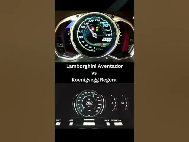 'Video thumbnail for Aventador can’t keep up with Regera 😱🔥✅ #aventadorultimae #koenigseggregera'