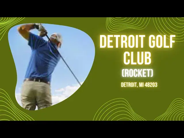 'Video thumbnail for Detroit Golf Club - Rocket Course Hole 9 : Challenging Par Three'