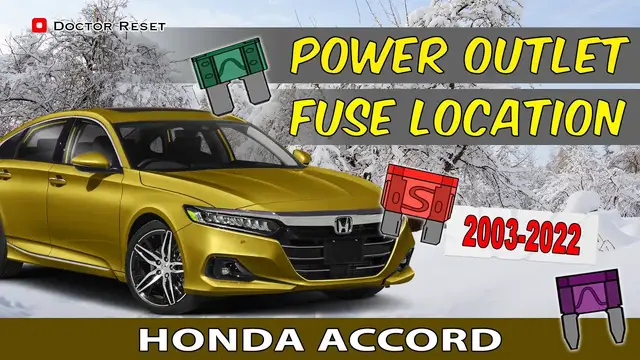 'Video thumbnail for 2003-2022 Honda Accord 12V Accessory Power Outlet Fuse Location: Tips and Tricks for Replacement'