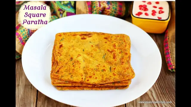 'Video thumbnail for Masala Square paratha'