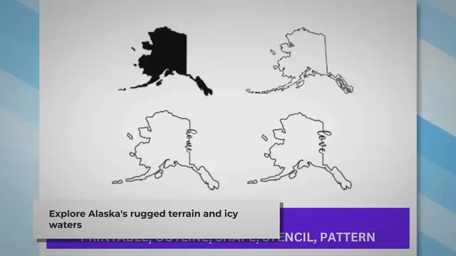 'Video thumbnail for Alaska Map – Outline, Printable State, Shape, Stencil, Pattern'