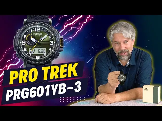 'Video thumbnail for Casio Pro Trek PRG-601YB-3 Adventure Watch -- DEMO & REVIEW'