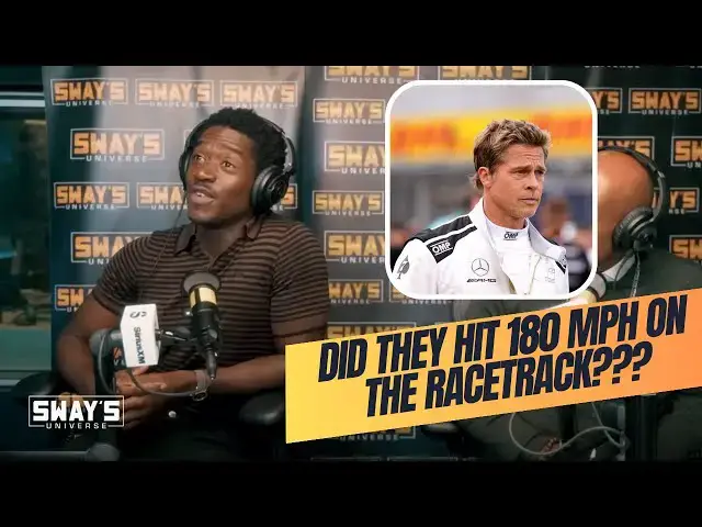 'Video thumbnail for Damson Idris DROVE 180 MPH with Brad Pitt! 🚗💨 | SWAY’S UNIVERSE'