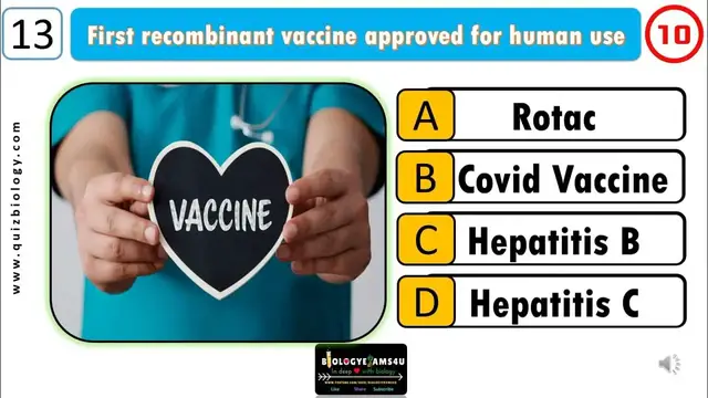 'Video thumbnail for Biotechnology Quiz 🧬| Biotechnology Trivia Quiz | Test your knowledge on Basic Biotechnology'