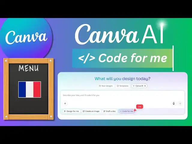 'Video thumbnail for How Canva’s AI Tool 'Code for Me' Revolutionizes Web Design for Beginners'