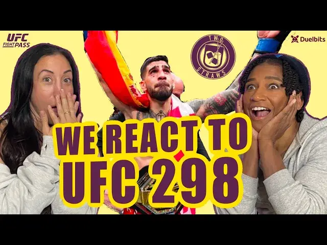 'Video thumbnail for Two Straws on Fightpass! Episode 37: UFC 298 and the Zuckerberg Curse'