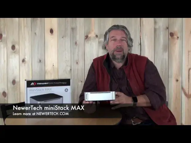 'Video thumbnail for NewerTech miniStack MAX MacMini Expansion System Review'