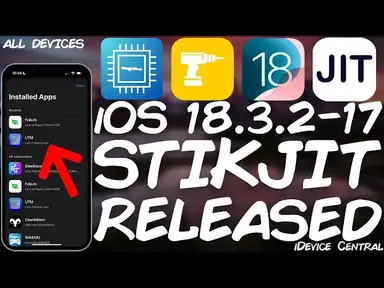 'Video thumbnail for iOS 18.3.2 - iOS 17 ALL Devices: StikJIT No PC RELEASED! Run Apps Without Install / VMs / Emulation'