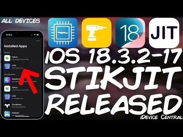 'Video thumbnail for iOS 18.3.2 - iOS 17 ALL Devices: StikJIT No PC RELEASED! Run Apps Without Install / VMs / Emulation'
