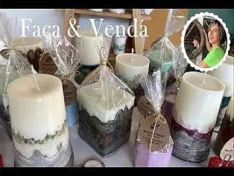 'Video thumbnail for Velas com Base de Cimento - vamos aprender a fazer estas belezas?'