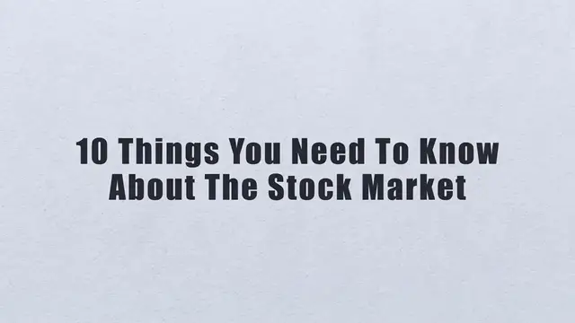'Video thumbnail for Top 10 Essential Tips for Stock Market Investing--'