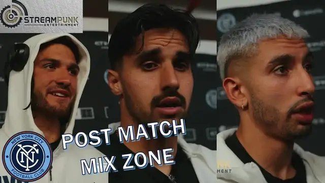 'Video thumbnail for stream punk soccer: nycfc post-match: haak, martins & rodriguez on nashville win'