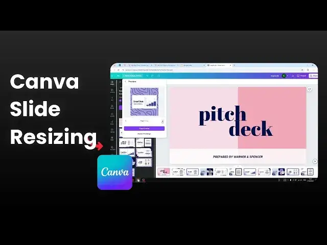 'Video thumbnail for How to Change Canva Slide Size'
