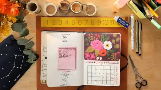 'Video thumbnail for How a Teenager Sets Up Her Bullet Journal | Bullet Journal Layouts'