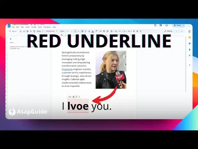 'Video thumbnail for How to Stop Underlining Spelling Mistakes in Google Docs'