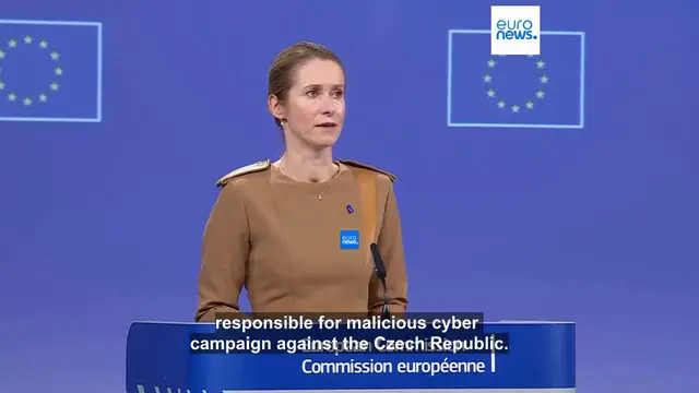 'Video thumbnail for EU 'ready to impose costs' on China over cyberattack against Czechia, warns Kallas'