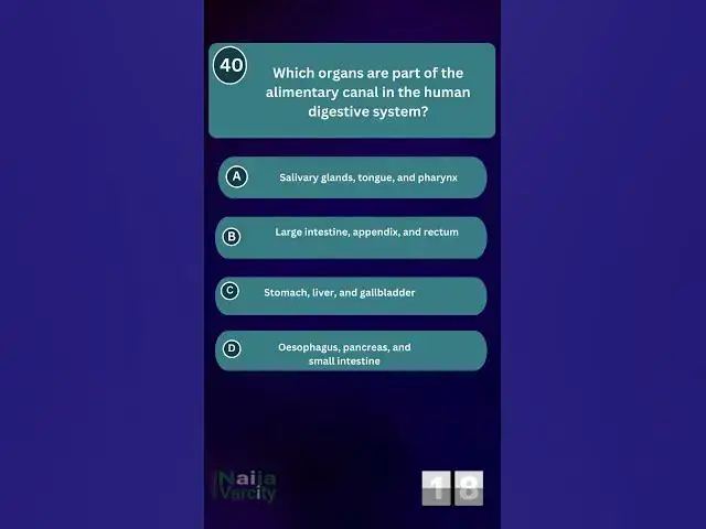 'Video thumbnail for Biology 2023 Past Question JAMB (QUIZ) #jambpastquestions'