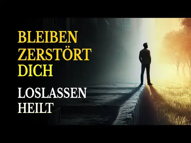 'Video thumbnail for Der Mut zu gehen – Warum bleiben dich zerstört und gehen heilt'