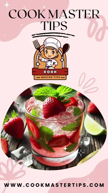 'Video thumbnail for The EASIEST & BEST Strawberry Mojito Recipe Summer Mocktail Recipes cookmastertips'