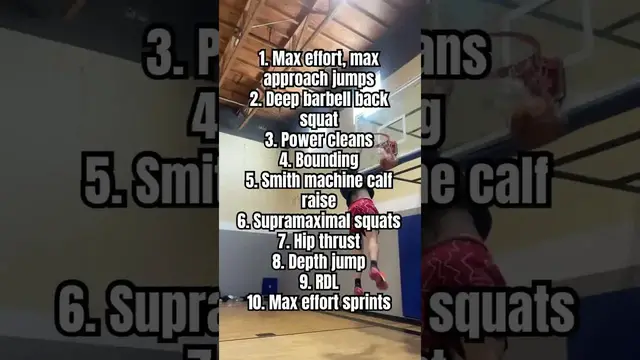 'Video thumbnail for Top 10 Vertical Jump Exercises for Athletes'