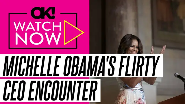 'Video thumbnail for Michelle Obama Has Flirty Interaction With CEO Despite Setting the Record Straight About Barack Obama Marriage'