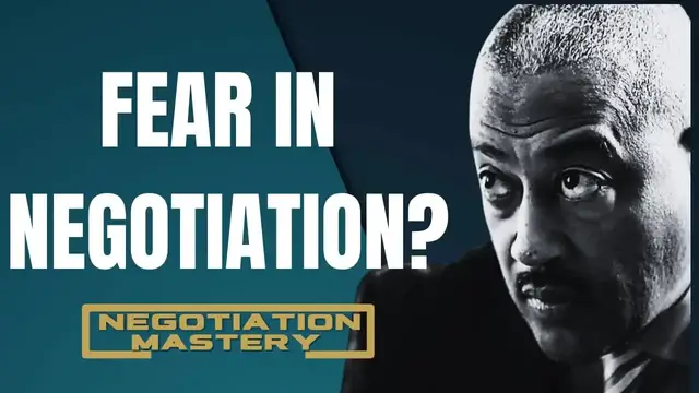 'Video thumbnail for negotiation mastery: overcome fear in negotiations: negotiation skills & strategies'