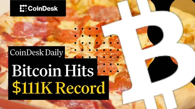 'Video thumbnail for Bitcoin Hits $111K Record, Eric Trump Defends President’s Memecoin Dinner'
