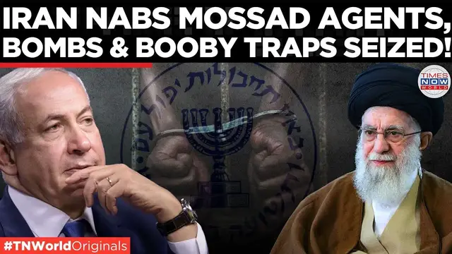'Video thumbnail for Iran Outsmarts Mossad: Terror Agents Captured, Drone Cache Exposed! | Times Now World'