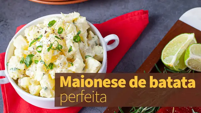 'Video thumbnail for a MELHOR maionese de batata que você já comeu!'