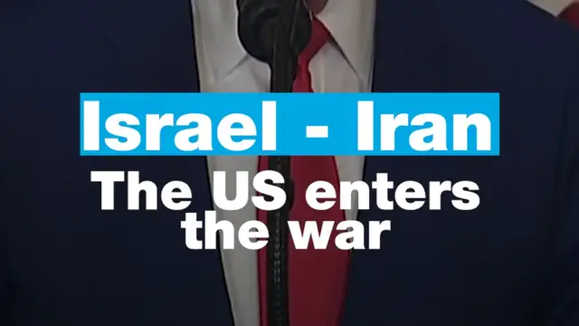 'Video thumbnail for The US inserts itself into Israel-Iran war and strikes 3 Iranian nuclear sites'
