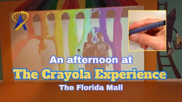 'Video thumbnail for The Crayola Experience at the Florida Mall is So Much Fun!'