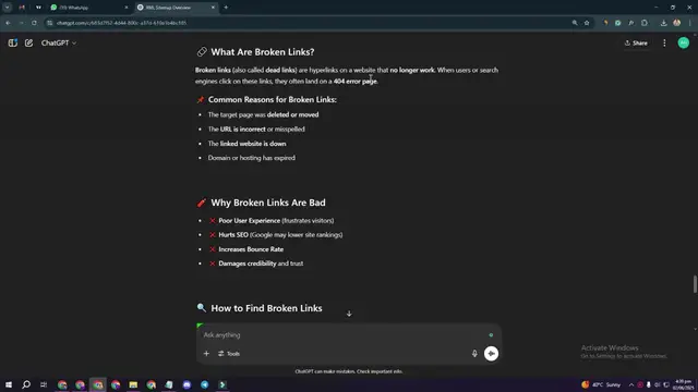 'Video thumbnail for What are the broken link and How to find them'