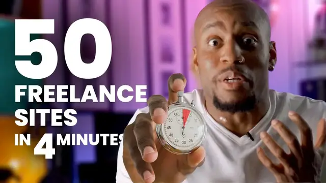 'Video thumbnail for 50 Freelance Job Sites in 4 Minutes'